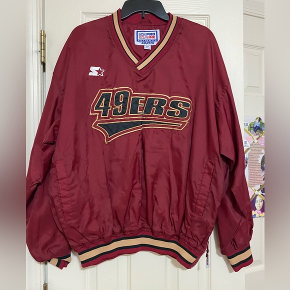 STARTER Jackets & Coats Authentic San Fran 49ers Vintage Stater
